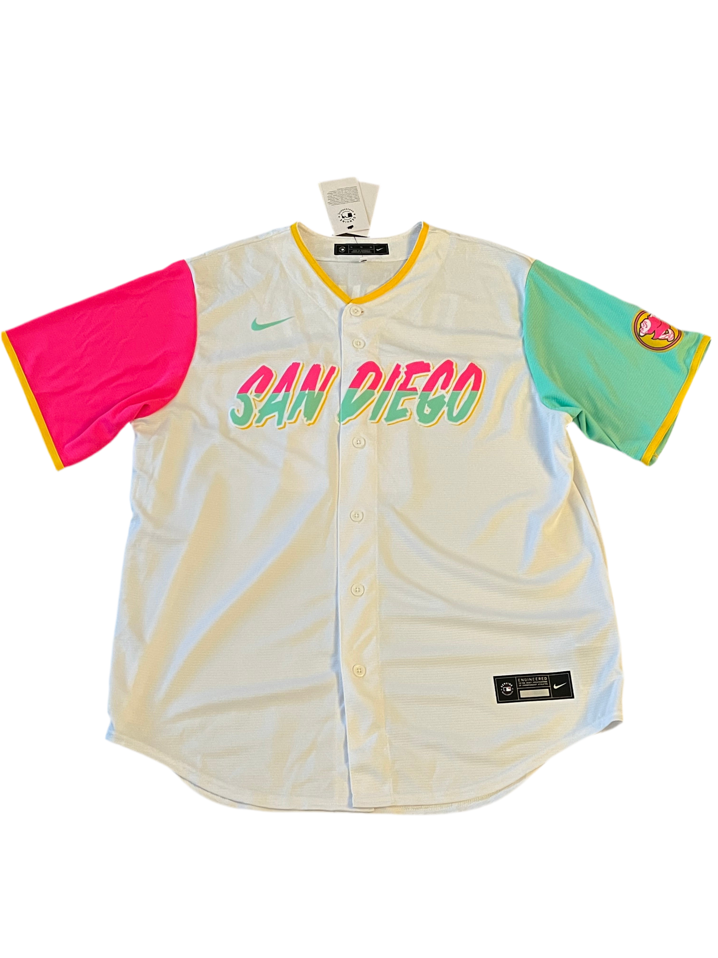 Men's San Diego Padres Yu Darvish Nike White City Connect