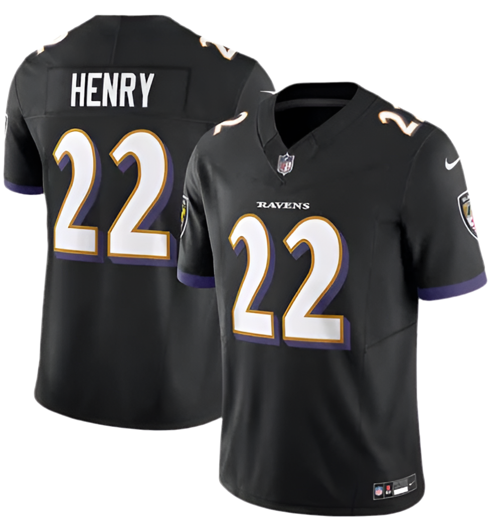 Derrick Henry Baltimore Ravens Nike Vapor F.U.S.E. Limited Jersey - Black