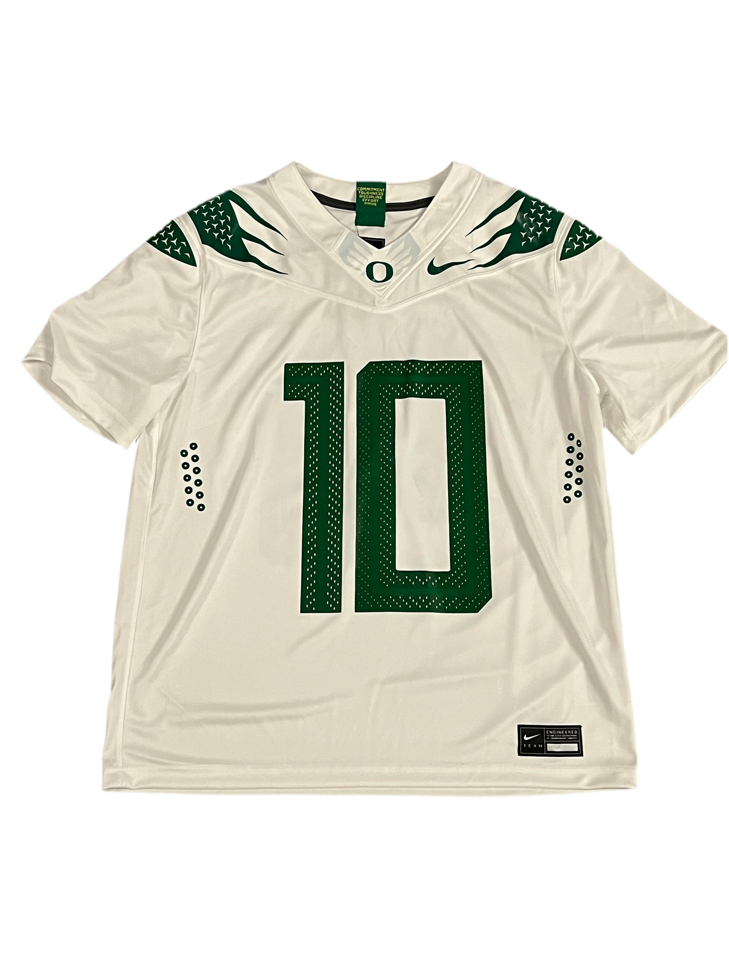 Bo Nix Oregon Ducks Nike White Jersey