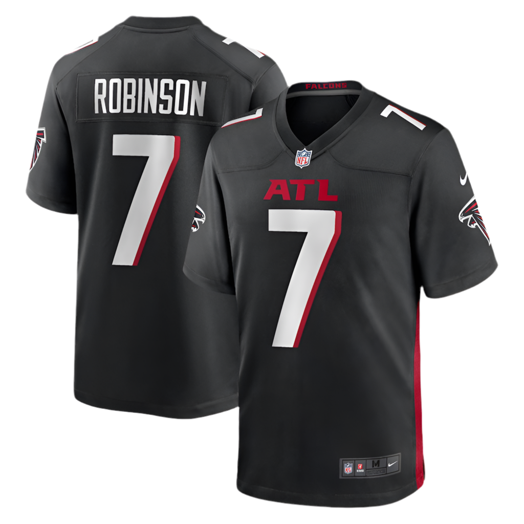 Bijan Robinson Atlanta Falcons Game Jersey - Black