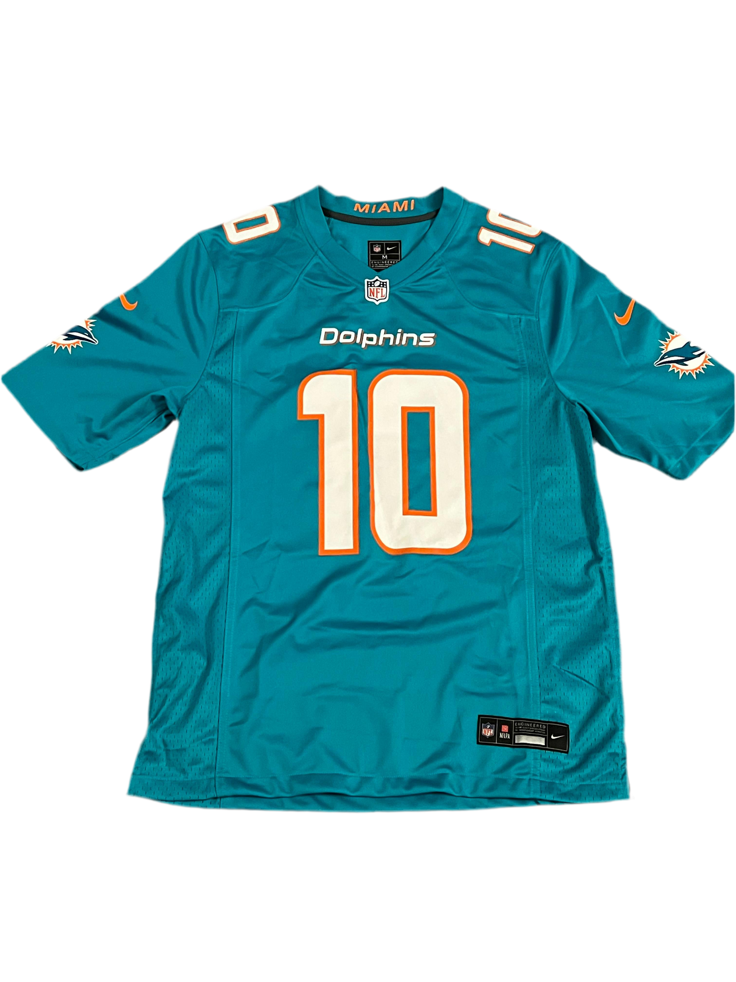 Tyreek Hill Miami Dolphins Game Jersey - Aqua
