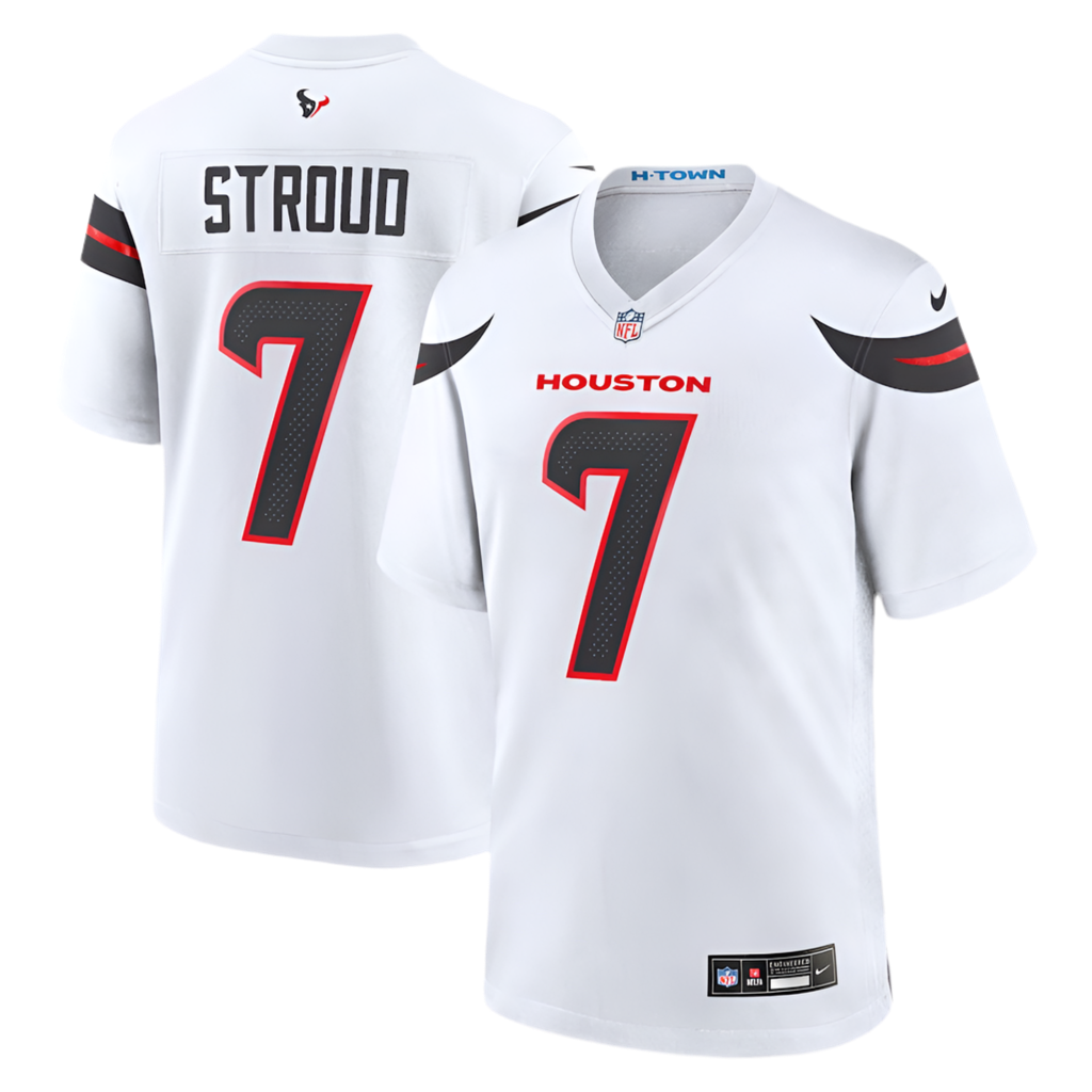 Camiseta Nike Game de C.J. Stroud Houston Texans - Blanco