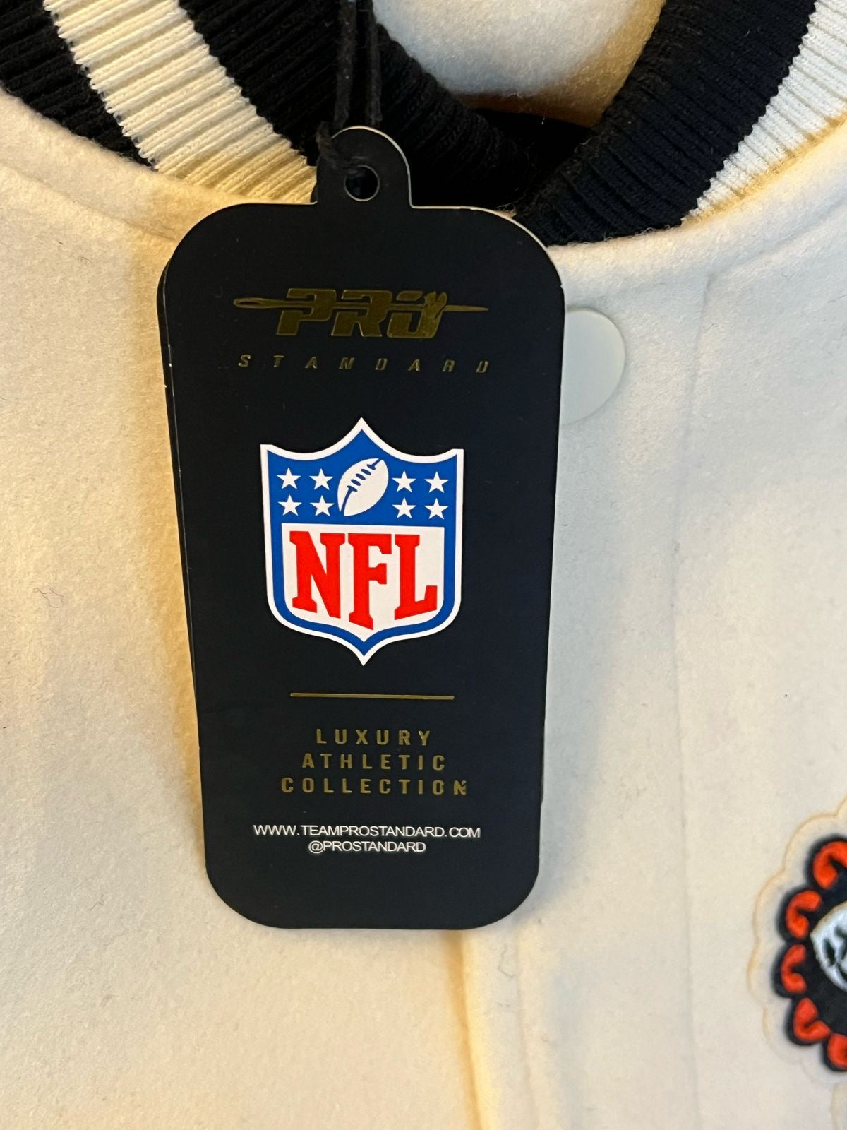 Chamarra Varsity Hasta La Muerte NFL Bordado Pro Standard