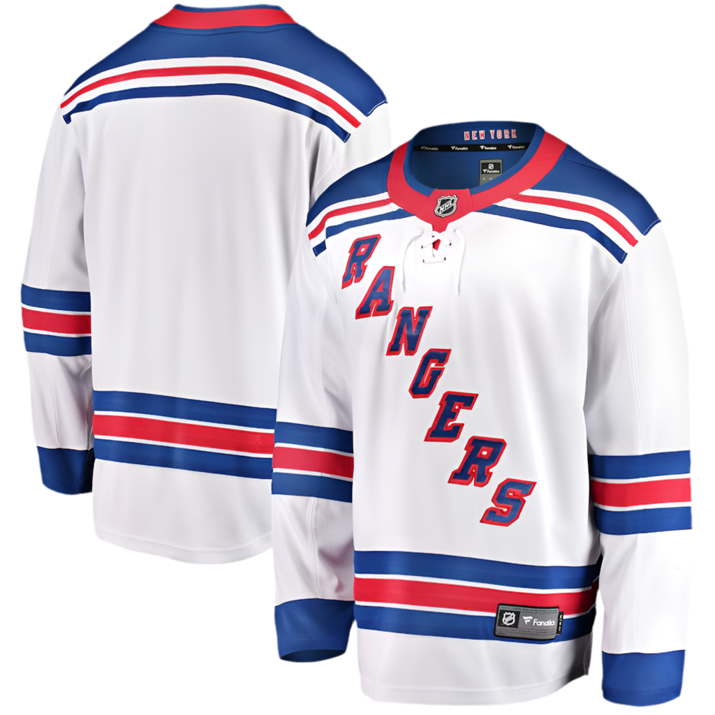 New York Rangers Breakaway Away Jersey - White