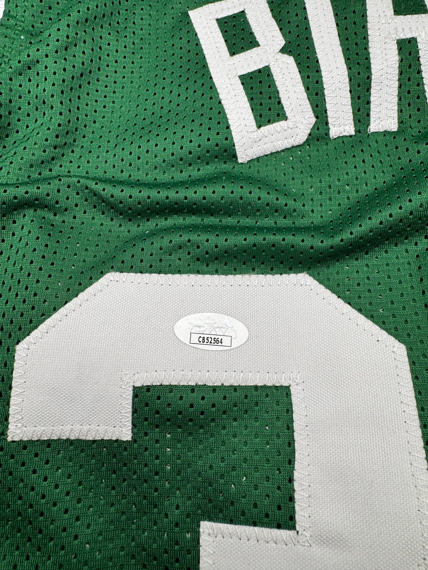 JERSEY FIRMADO LARRY BIRD