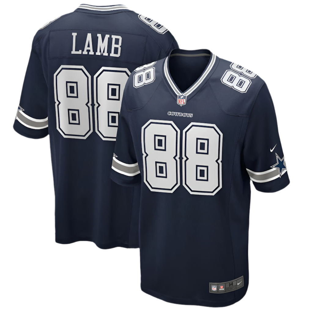CeeDee Lamb Dallas Cowboys Game Jersey - Navy