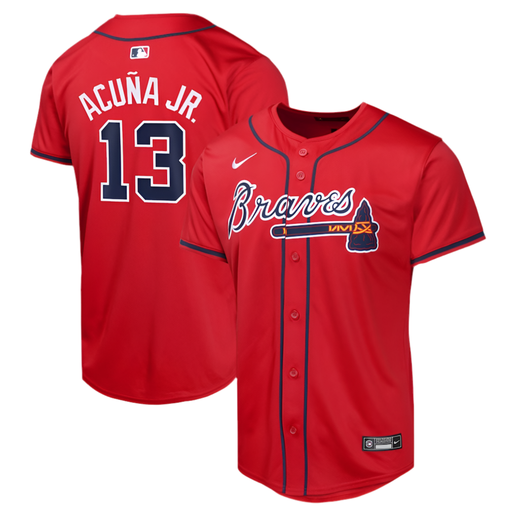 Ronald Acuna Jr. Atlanta Braves Nike Alternate Replica Player Name Jersey - Red