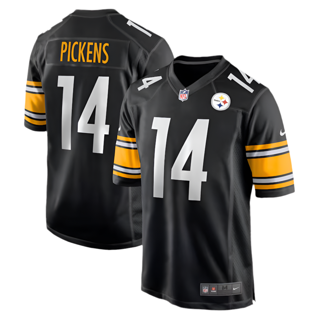 George Pickens Pittsburgh Steelers Game Player Jersey - Black