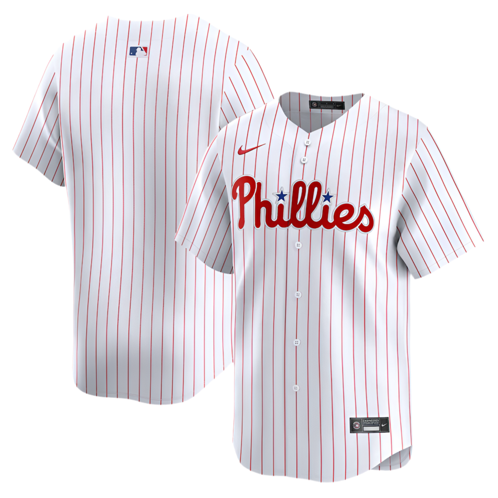 Men's Philadelphia Phillies White Home Limited Jersey