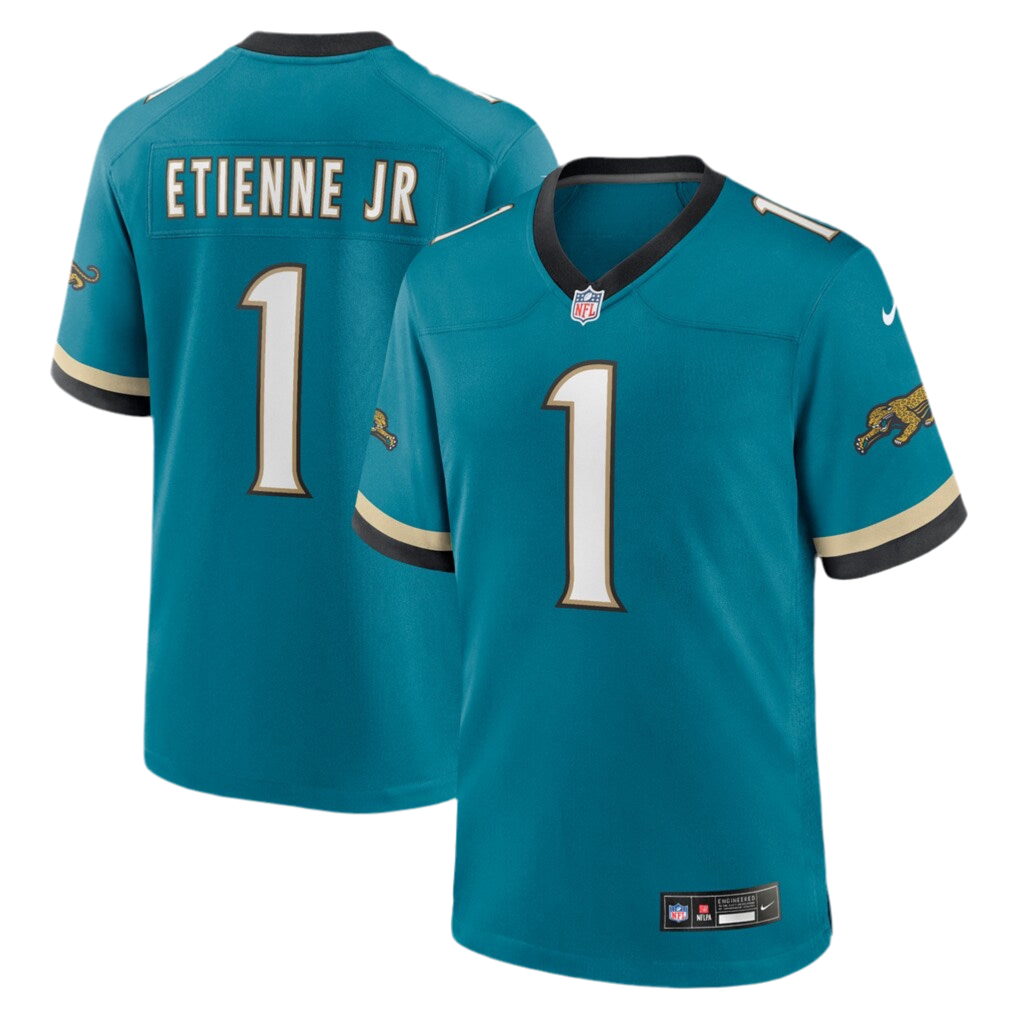 Travis Etienne Jacksonville Jaguars Nike Youth Prowler Throwback Player Game Jersey - Teal