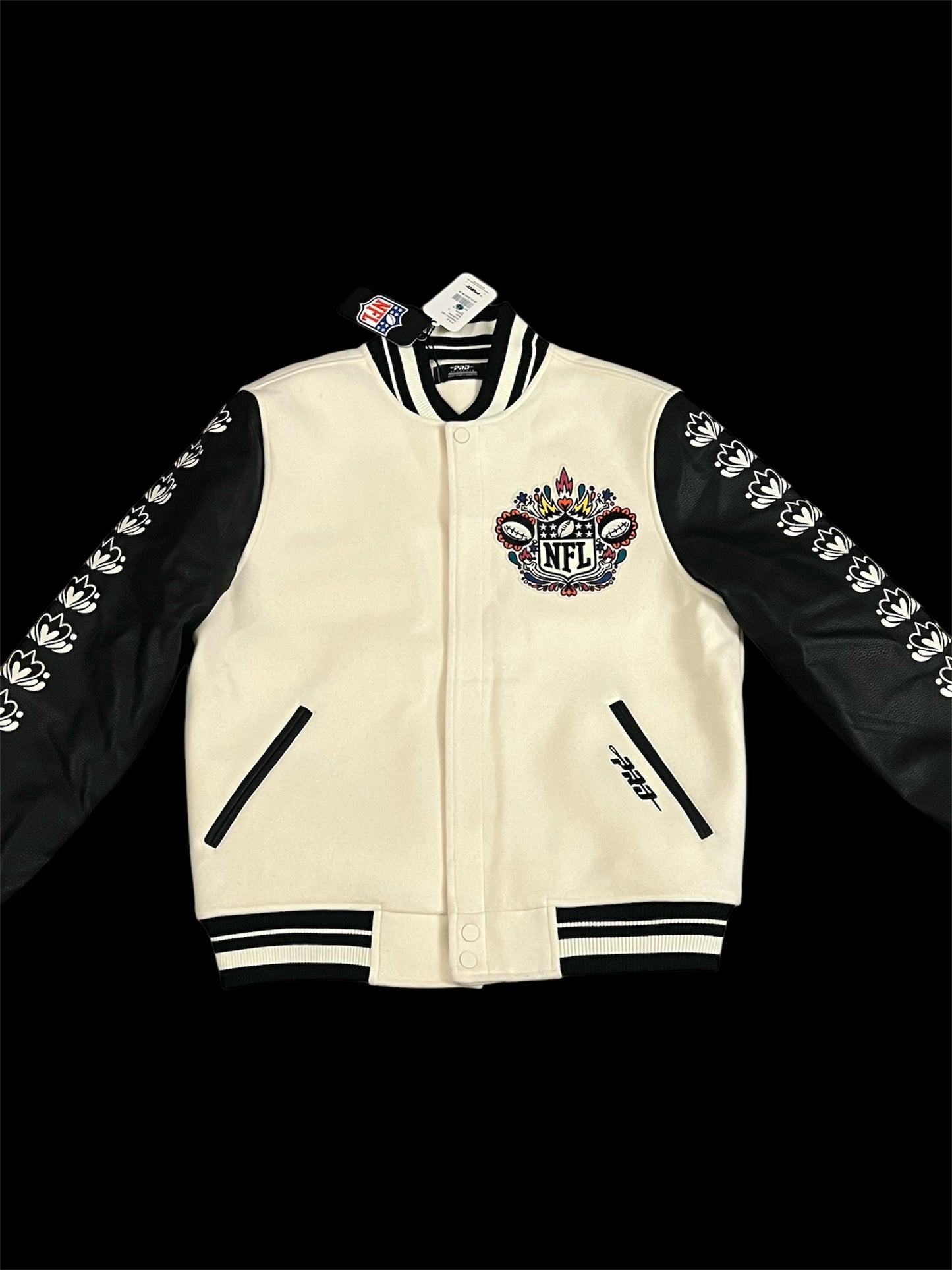 Chamarra Varsity Hasta La Muerte NFL Bordado Pro Standard