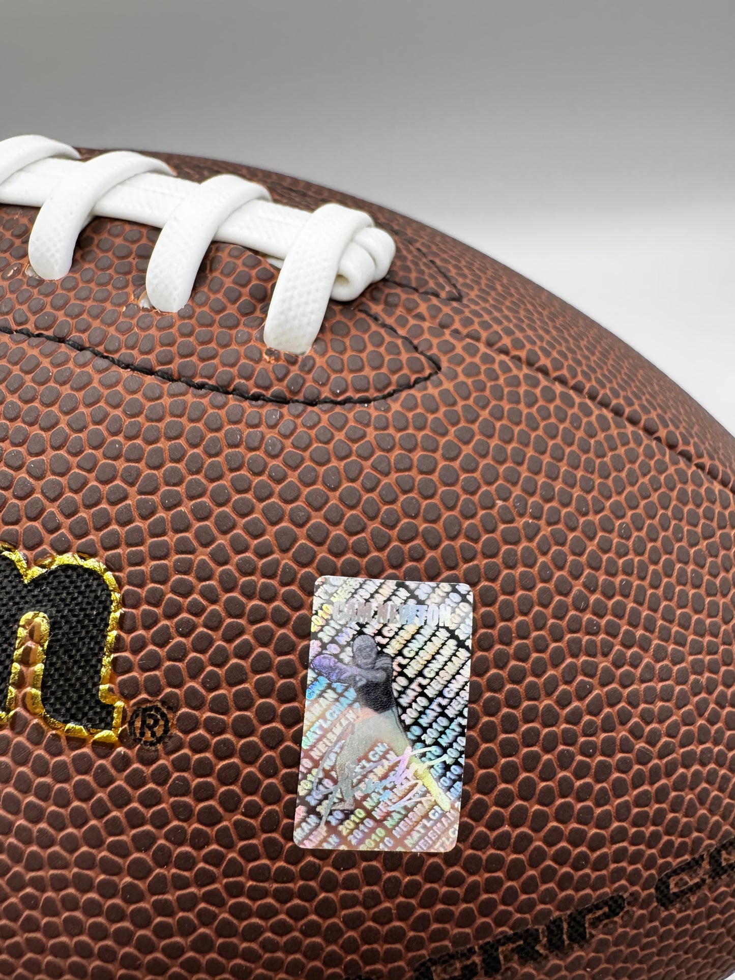 Balón firmado CAM NEWTON