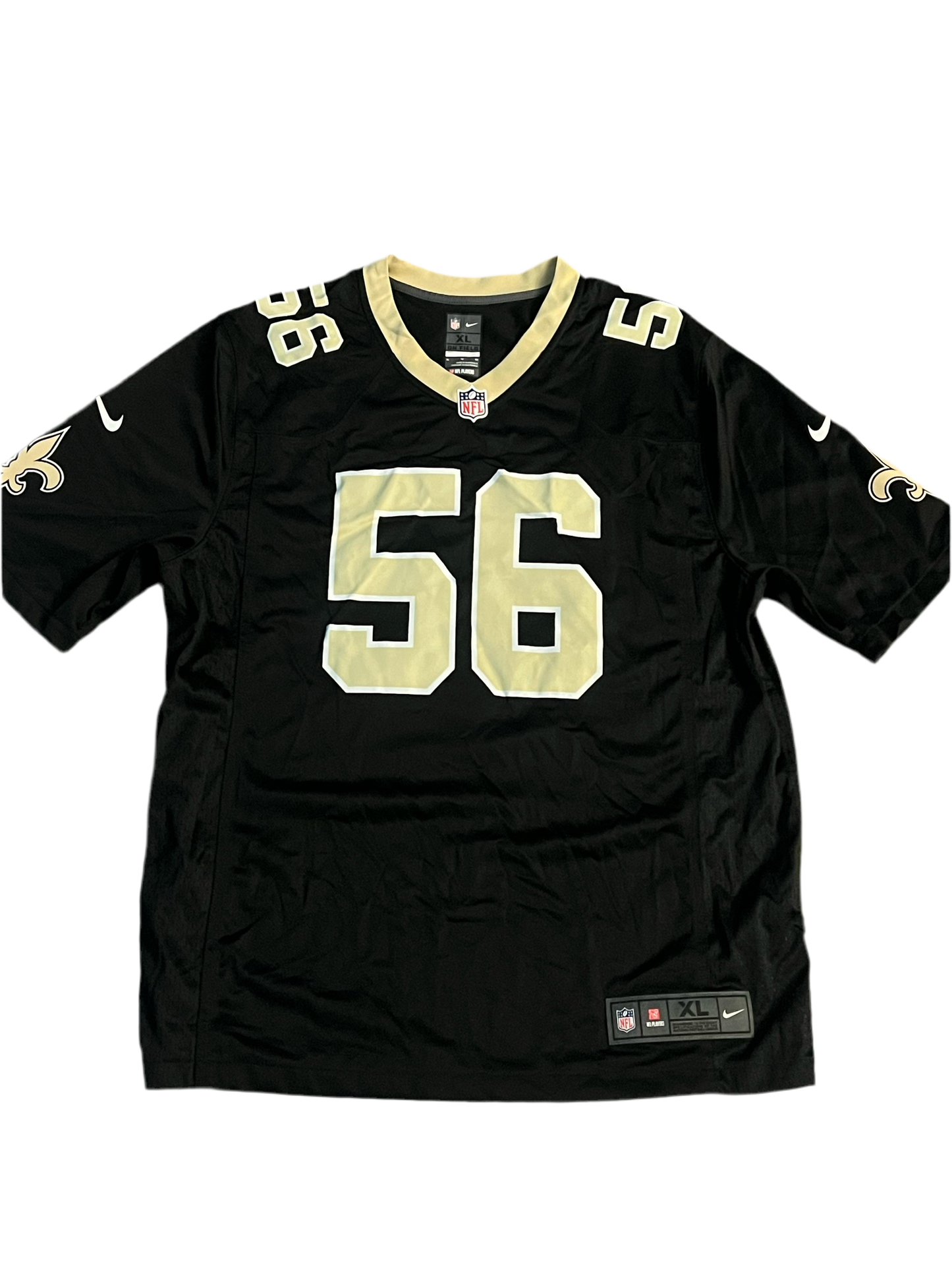 Demario Davis New Orleans Saints Game Jersey - Black