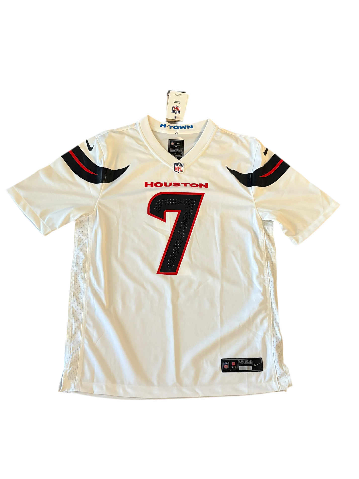 Camiseta Nike Game de C.J. Stroud Houston Texans - Blanco