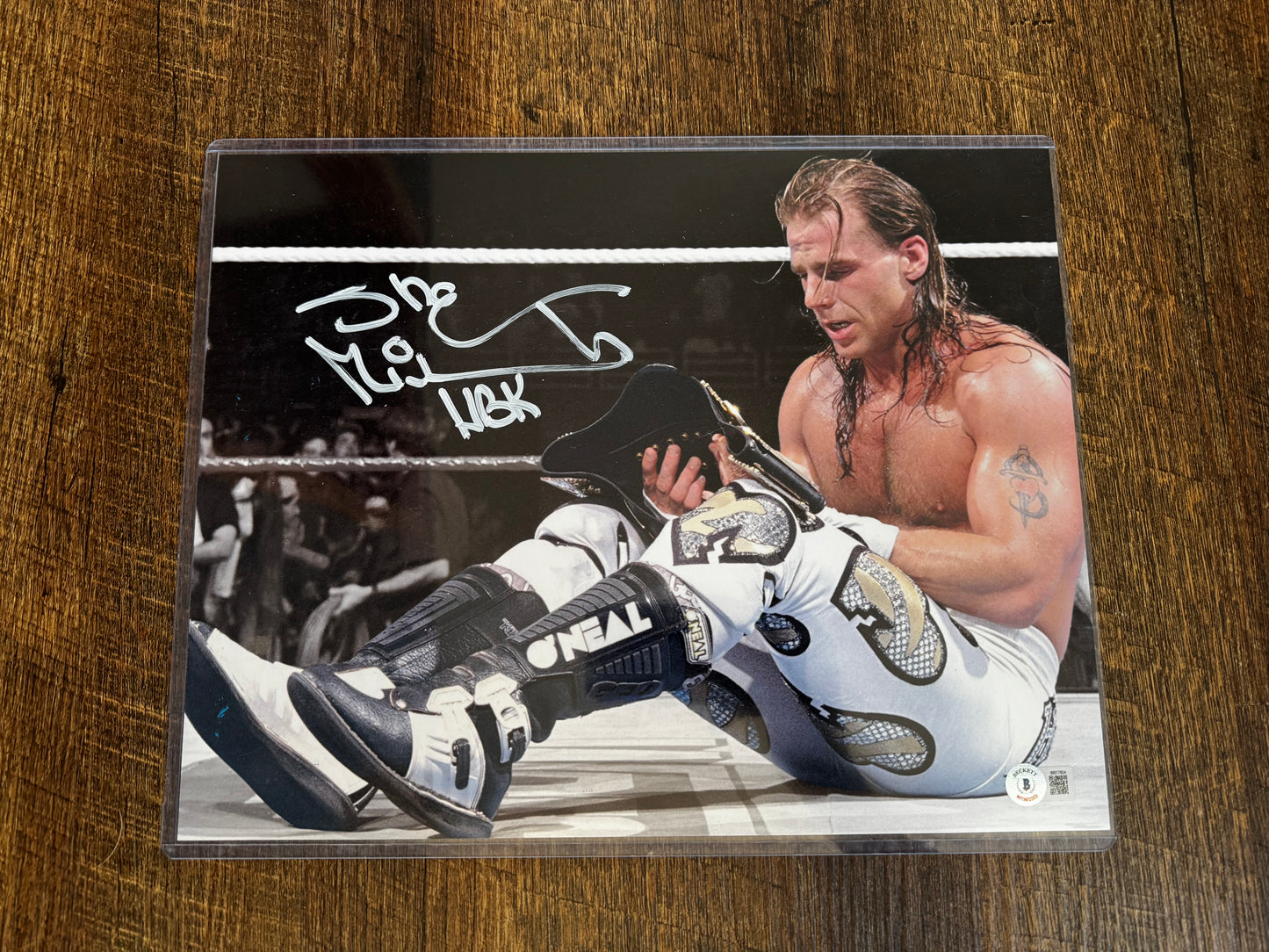 SHAWN MICHAELS WrestleMania 12 Foto firmada 11x14