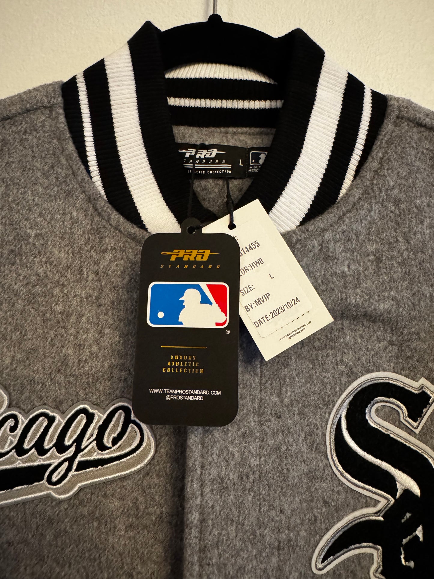 CHICAGO WHITE SOX VARSITY JACKET PRO STANDARD