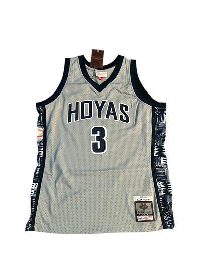 Allen Iverson Gray Georgetown Hoyas 1995/96 Swingman Player Jersey