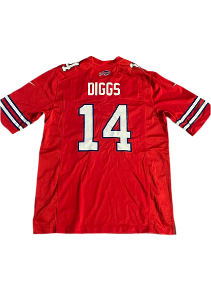 Stefon Diggs Red Buffalo Bills Alternate Game Jersey
