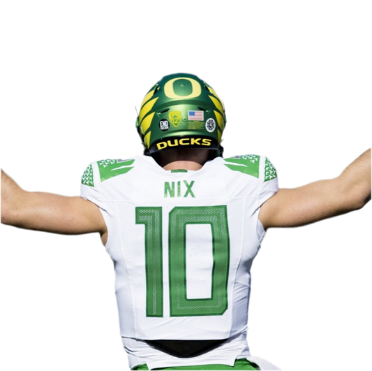 Bo Nix Oregon Ducks Nike White Jersey
