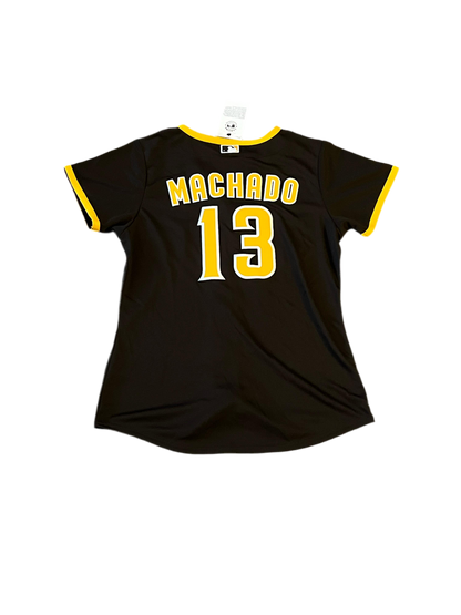 Women's Manny Machado Brown San Diego Padres Road Jersey