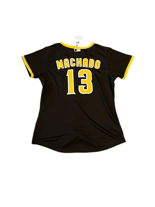 Women's Manny Machado Brown San Diego Padres Road Jersey