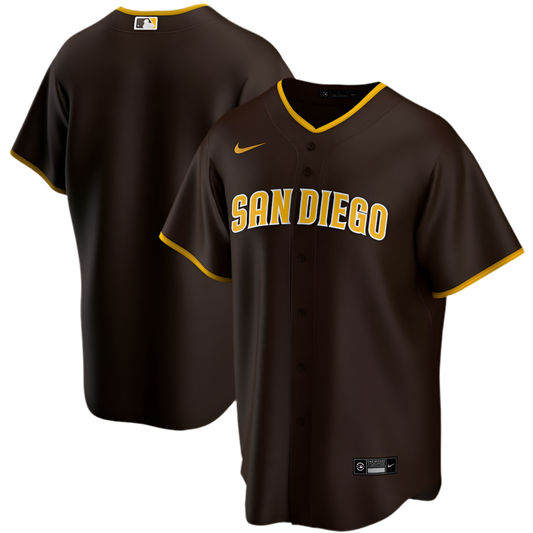 San Diego Padres Nike Road Team Jersey - Brown