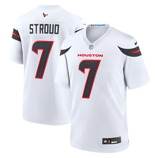 Camiseta Nike Game de C.J. Stroud Houston Texans - Blanco