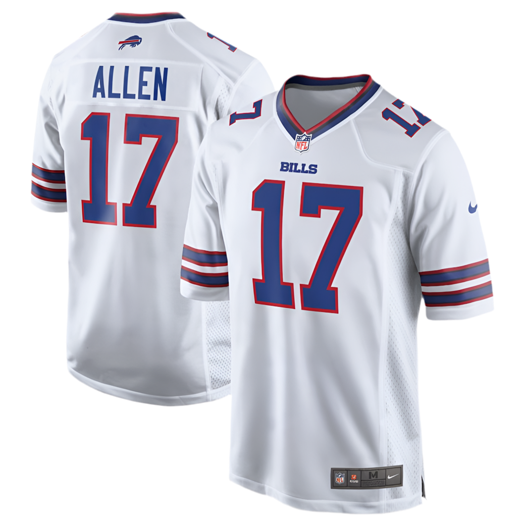 Josh Allen Buffalo Bills Nike Game Player Jersey - White