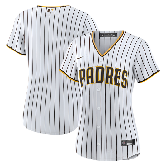 Camiseta Nike del equipo local de los San Diego Padres para mujer - Blanco