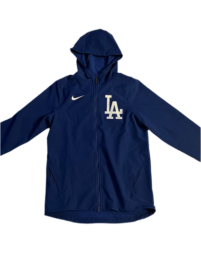 Los Angeles Dodgers Nike Authentic Collection Performance Raglan Full-Zip Hoodie