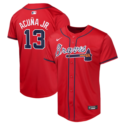 Ronald Acuna Jr. Atlanta Braves Nike Alternate Replica Player Name Jersey - Red