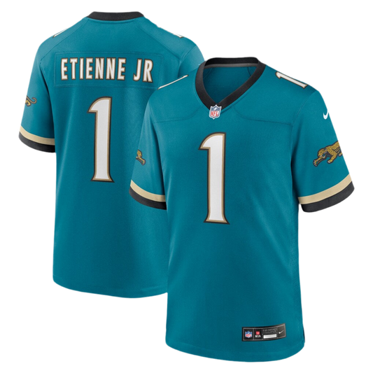 Travis Etienne Jacksonville Jaguars Nike Youth Prowler Throwback Player Game Jersey - Teal