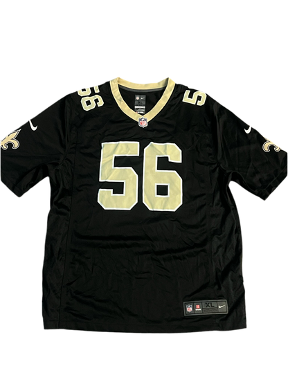 Demario Davis New Orleans Saints Game Jersey - Black