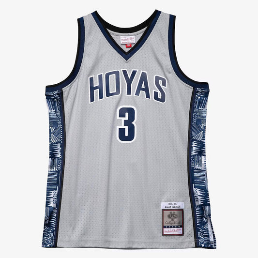 Allen Iverson Gray Georgetown Hoyas 1995/96 Swingman Player Jersey