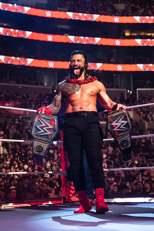 Roman Reigns Autografiada "1000 Days as Champ" 11" x 14"  FOTO Fanatics