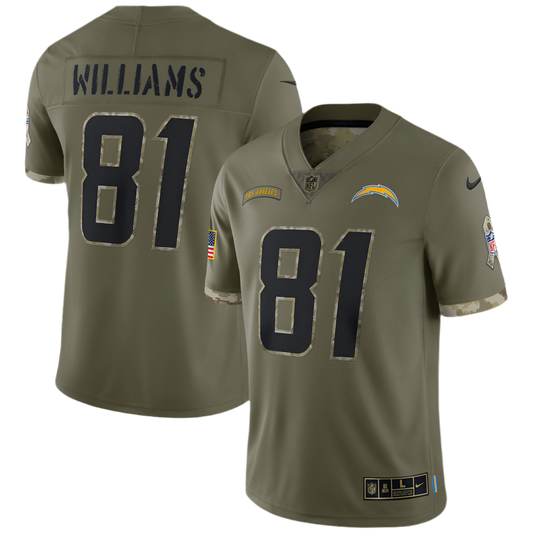 Mike Williams Salute to Service Jerseys Chargers