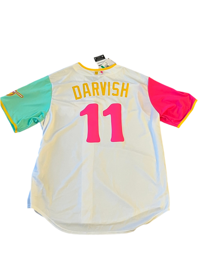 Men's San Diego Padres Yu Darvish Nike White City Connect